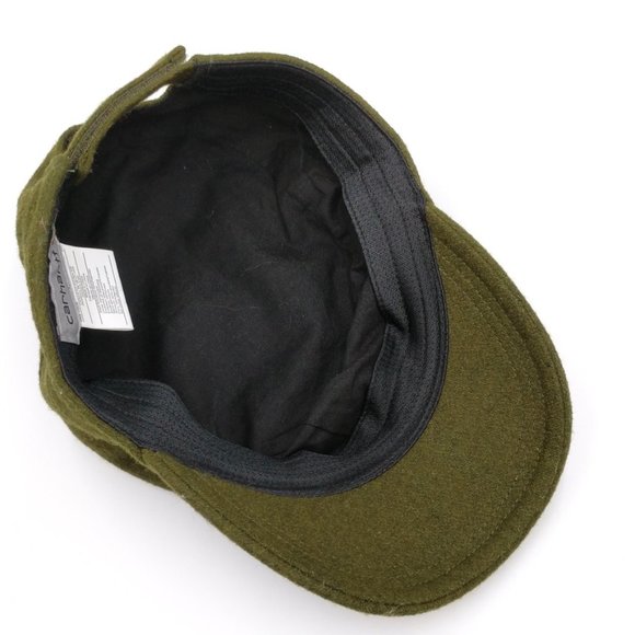 Carhartt Wool Camden Army Military Cap Hat Surplus - Picture 8 of 8
